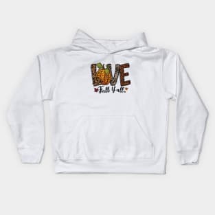 Love Fall Yall Kids Hoodie